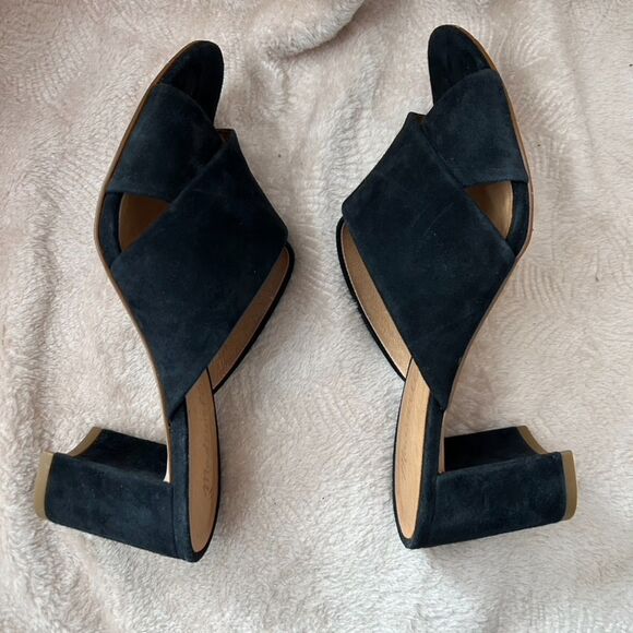 Madewell Suede Crossover Mule Sandals - Picture 8 of 12